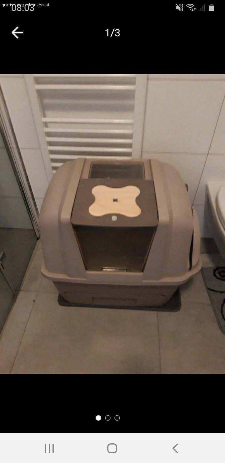 katzentolette mit Hebel. Voll funktionsfähig gegen 1x Haribo

Keine Garantie und keine Rücknahme