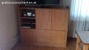 Kommode, Medienschrank, sideboard. Wegen Umbau für Selbstabholer Punkt Maße: 120 hoch, 60 tief, 140 breit, ohne tv