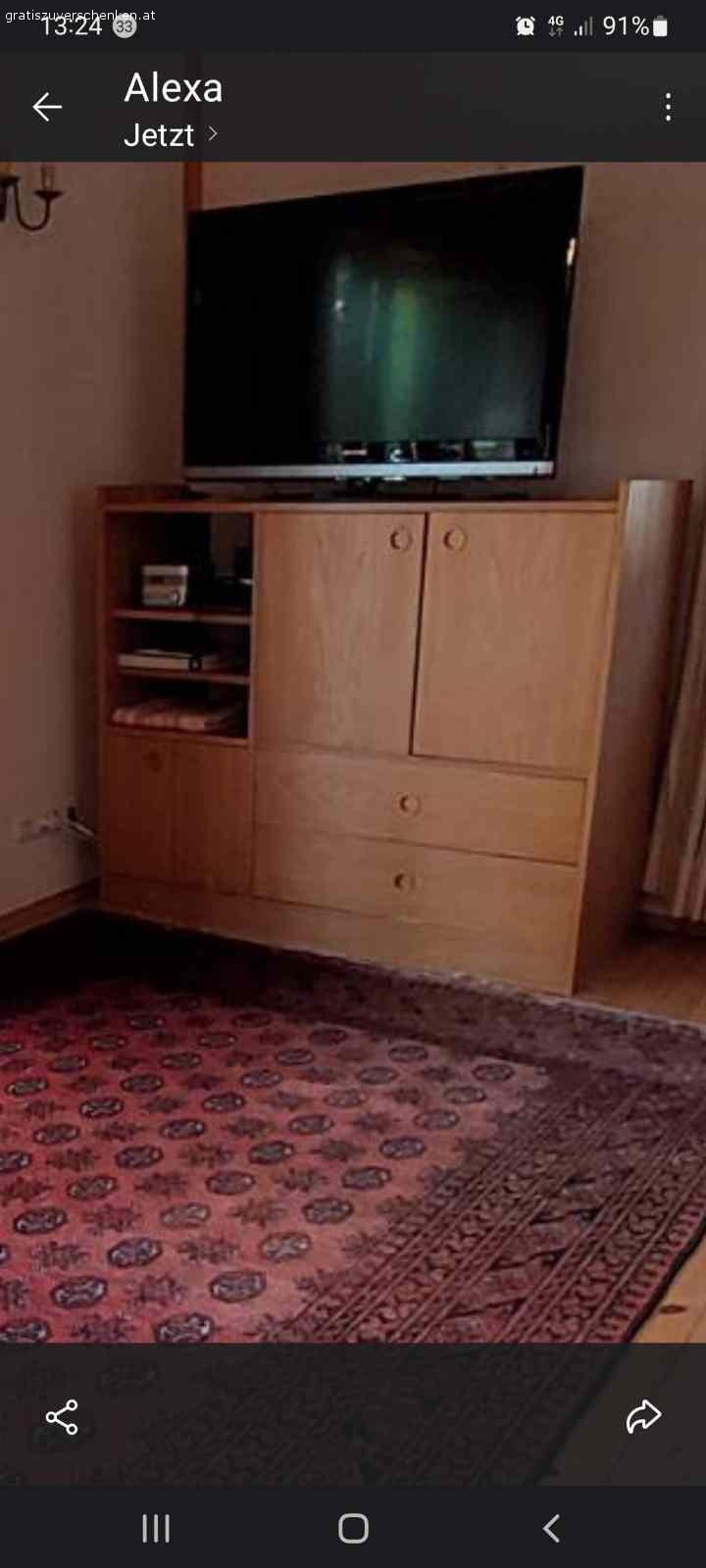 Kommode, Medienschrank, sideboard. Wegen Umbau für Selbstabholer Punkt Maße: 120 hoch, 60 tief, 140 breit, ohne tv