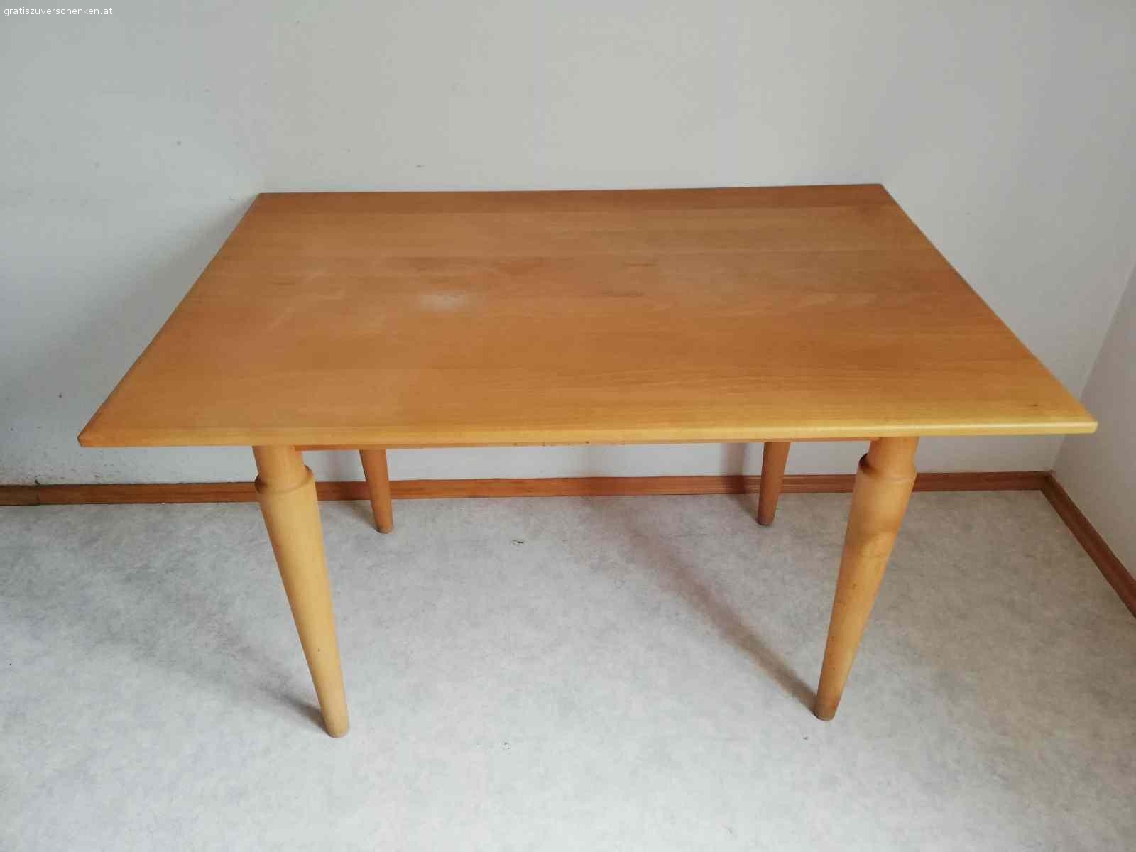 Küchentisch. Küchentisch in einwandfreiem Zustand zu verschenken
Maße: 120 x 90 x 75