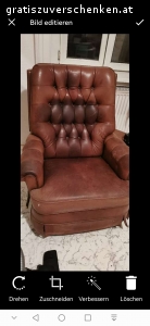 Ledersessel. Ledersessel gebraucht