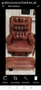 Ledersessel. Ledersessel gebraucht