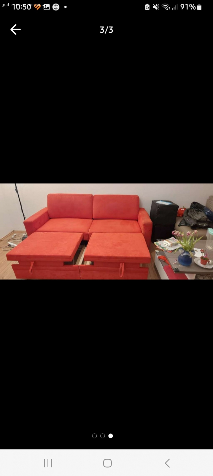 Leiner Sofa zu verschenken, sehr. Verschenke gebrauchtes Sofa mit Auszieh Funktion in Ziersdorf, wegen neu Anschaffung.
Hat Gebrauchsspuren, ist aber noch in einem sehr guten Zustand.
Tierfreier, Nichtraucher Haushalt....

Mindestens 3 Personen nötig zum transportieren. Wir können leider nicht mithelfen....

Abholung 3 Stock ohne Lift, Sofa ist sehr massiv, Lehne muss abmontiert werden damit es durch die Tür passt.