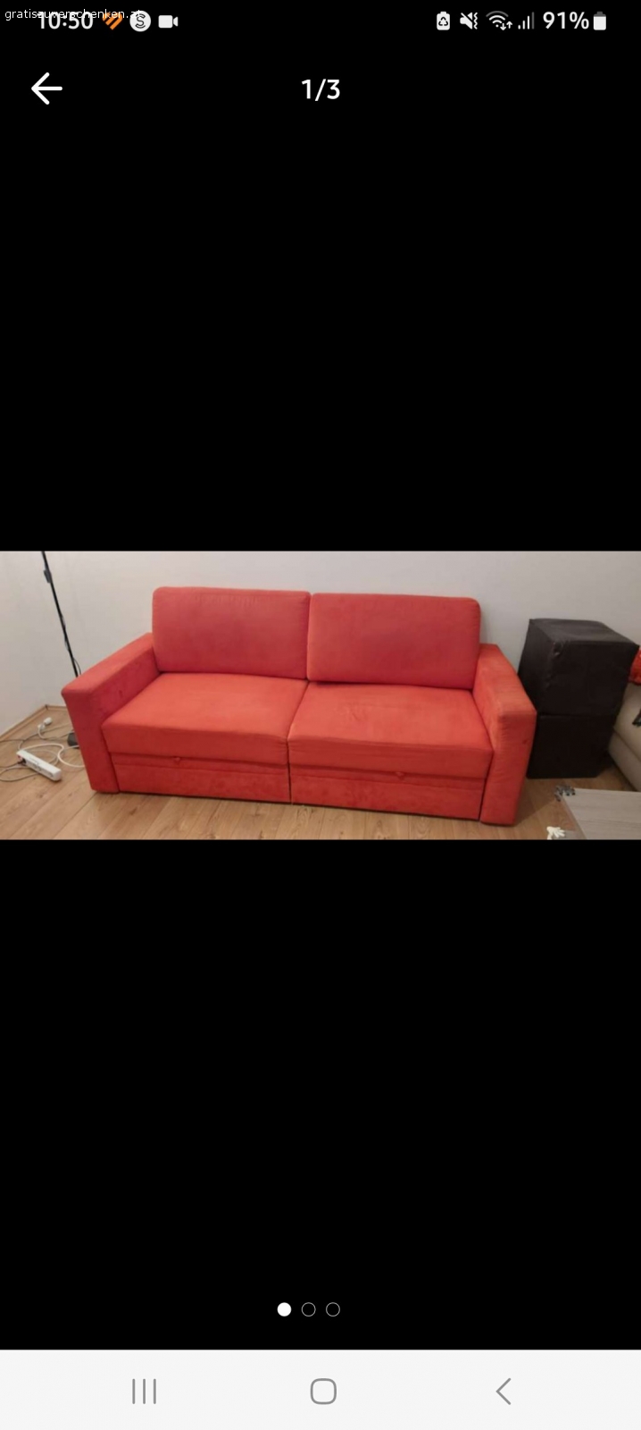 Leiner Sofa zu verschenken, sehr. Verschenke gebrauchtes Sofa mit Auszieh Funktion in Ziersdorf, wegen neu Anschaffung.
Hat Gebrauchsspuren, ist aber noch in einem sehr guten Zustand.
Tierfreier, Nichtraucher Haushalt....

Mindestens 3 Personen nötig zum transportieren. Wir können leider nicht mithelfen....

Abholung 3 Stock ohne Lift, Sofa ist sehr massiv, Lehne muss abmontiert werden damit es durch die Tür passt.