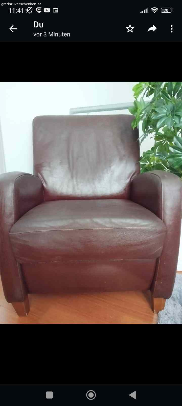 Sofa und sessel. Guter gebrauchter zustand