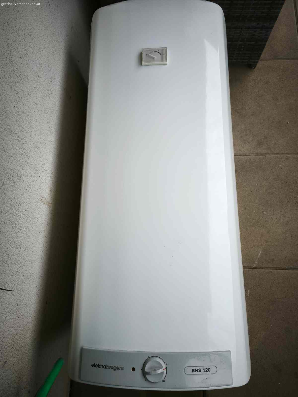 Warmwasserspeichern zu verschenken. GRATIS ABZUGEBEN!

Defekt warmwasserspeicher (Es heizt das Wasser nicht auf)
120 l
Elektrabregenz